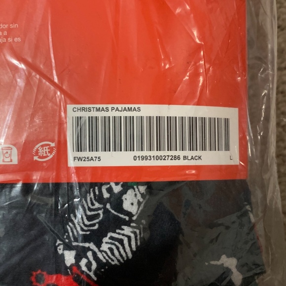 Supreme Hanes Holiday Pajama Set Black Size Large FW25 - Picture 3 of 8